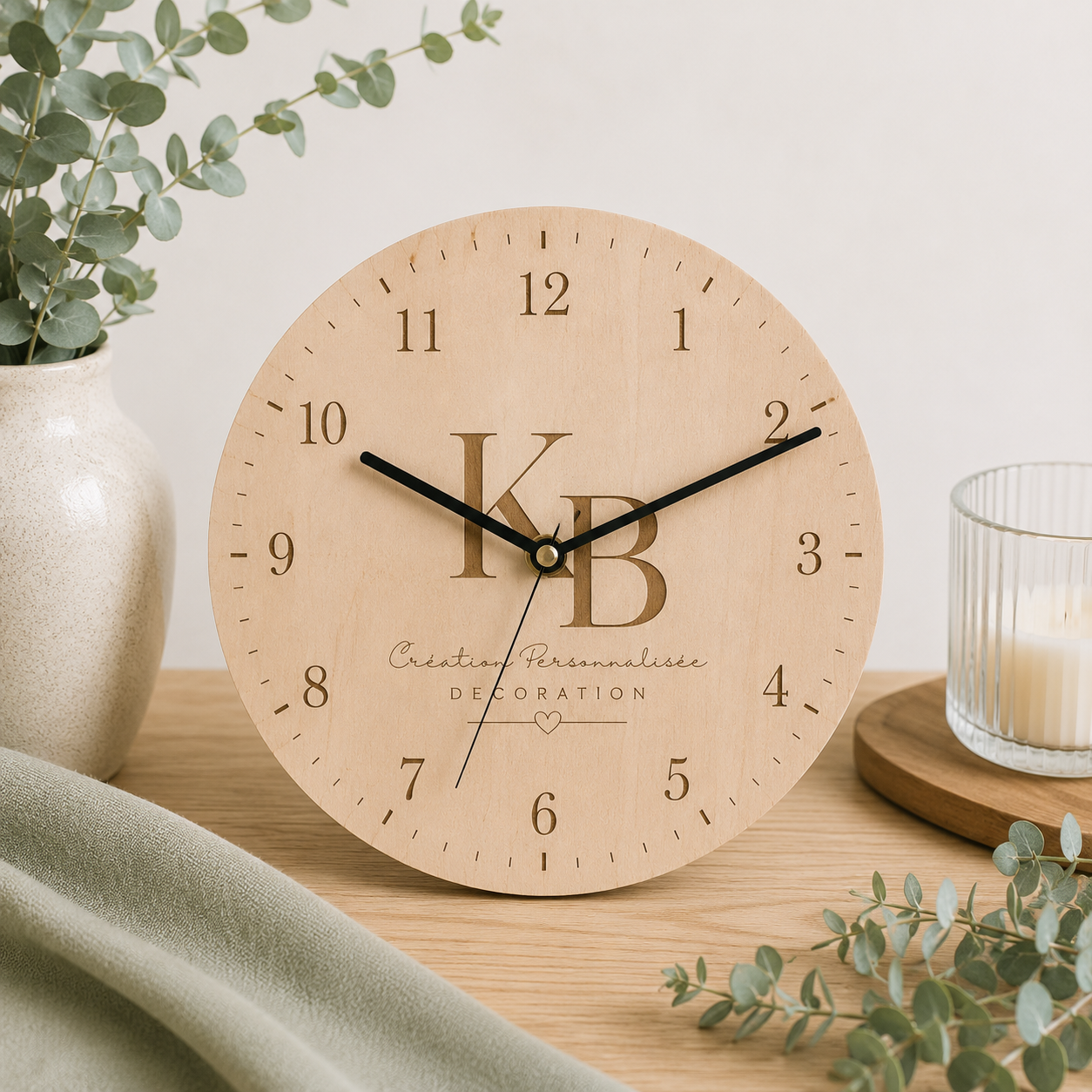 Horloge en bois