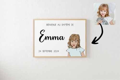 Affiche bienvenue (illustration)