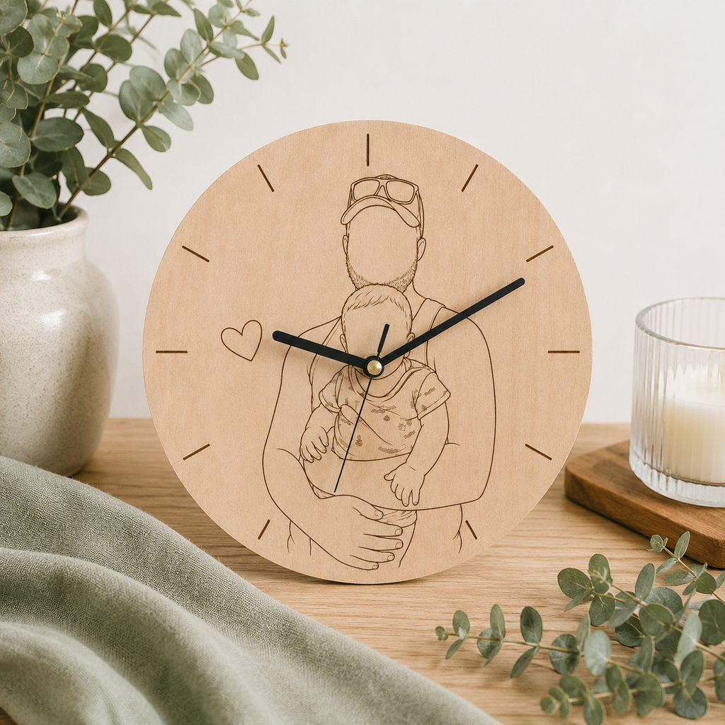 Horloge en bois