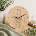 Horloge en bois