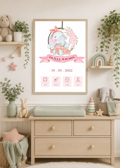 Affiche naissance