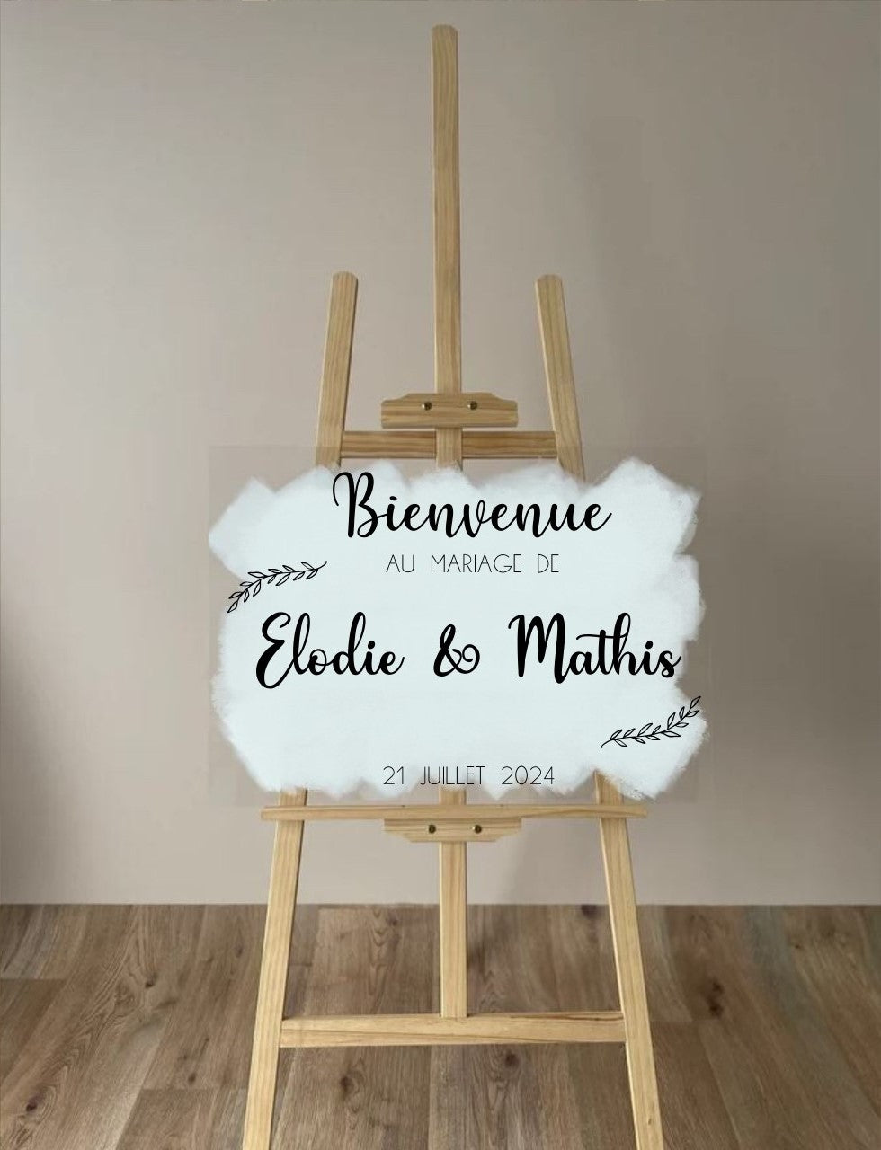 Panneau de bienvenue (mariage)