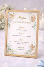 Affiche menu