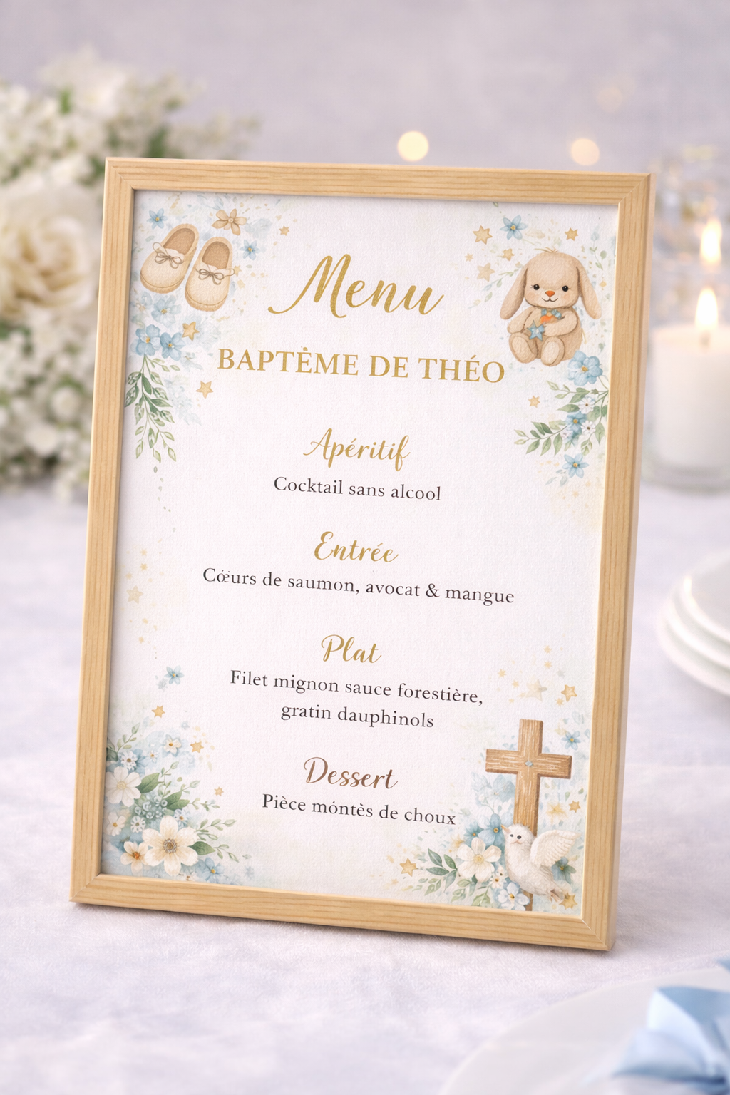 Affiche menu