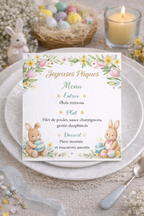 Menu de table